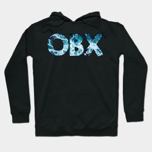 OBX- outerbanks ocean typography Hoodie